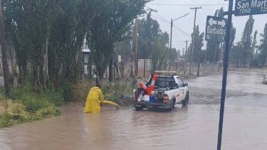 Alerta por lluvias: en Neuquén ya cayeron más de 30 milímetros y hay zonas complicadas. Foto: Gentileza