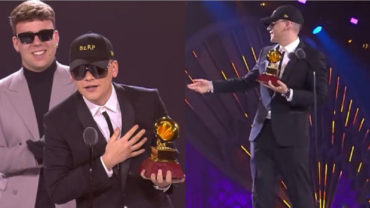 Bizarrap ganó su primer Latin Grammy y su discurso emocionó a todos: «Vamos Argentina»