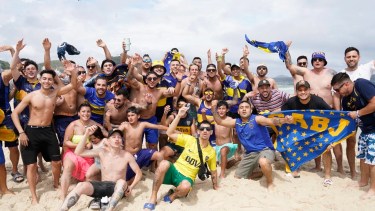 Se espera que esta tarde arriben la mayoria de los fanáticos del Xeneize a Brasil.