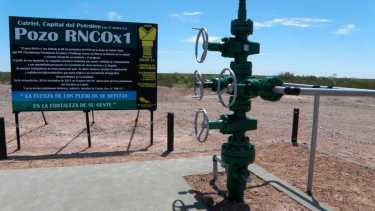 RN CO X1 El primer pozo de petróleo en Catriel.