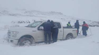 Iban tres personas en la camioneta. Foto: https://www.facebook.com/lorenzolorente