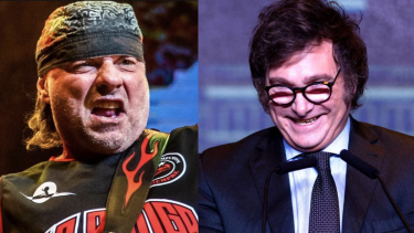 Chizzo de La Renga durante el épico show en Ushuaia donde lanzó una advertencia a Javier Milei: el video se viralizó rápidamente en redes sociales. Foto Archivo.