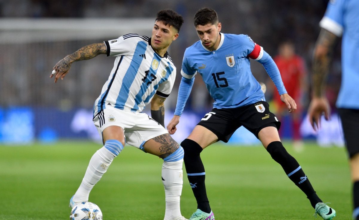 Argentina perdió 2 a 0 con Uruguay en la Bombonera. (Foto: AP)