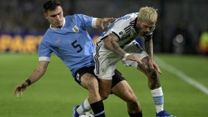 «Soy un animal», aseguró el uruguayo Manuel Ugarte por su polémico gesto a De Paul