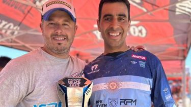 Nicolás Giustozzi logró un nuevo título en el enduro regional.