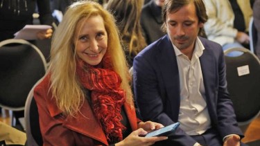 Karina Milei y Santiago Viola. Foto La Nación -
Fabián Marelli