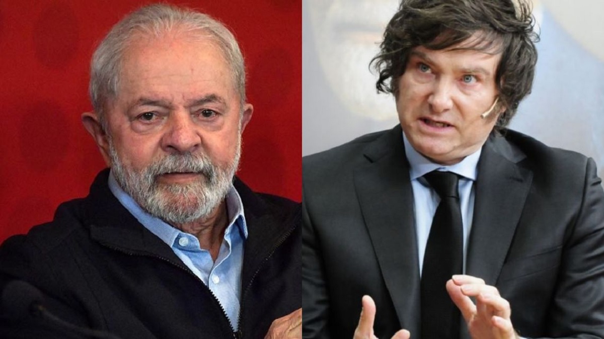 Milei insultó a Lula durante la campaña electoral.