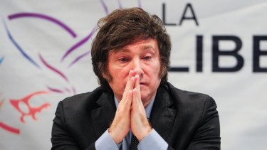 Javier Milei, candidato 
 a presidente por La Liberta Avanza. Foto Archivo.
