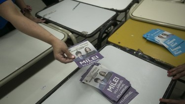 La fórmula de La Libertad Avanza se impuso en Viedma y la zona. Foto: Pablo Leguizamon.