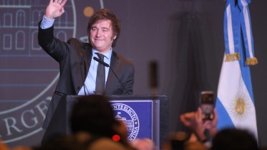 Javier Milei es el presidente electo de Argentina tras imponerse en el balotaje. Foto: Gentileza. 