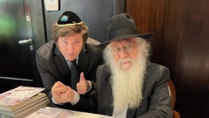 Milei recibió la bendición del rabino David Pinto: «Con ayuda de Dios, liderarás y ayudarás a la Nación»