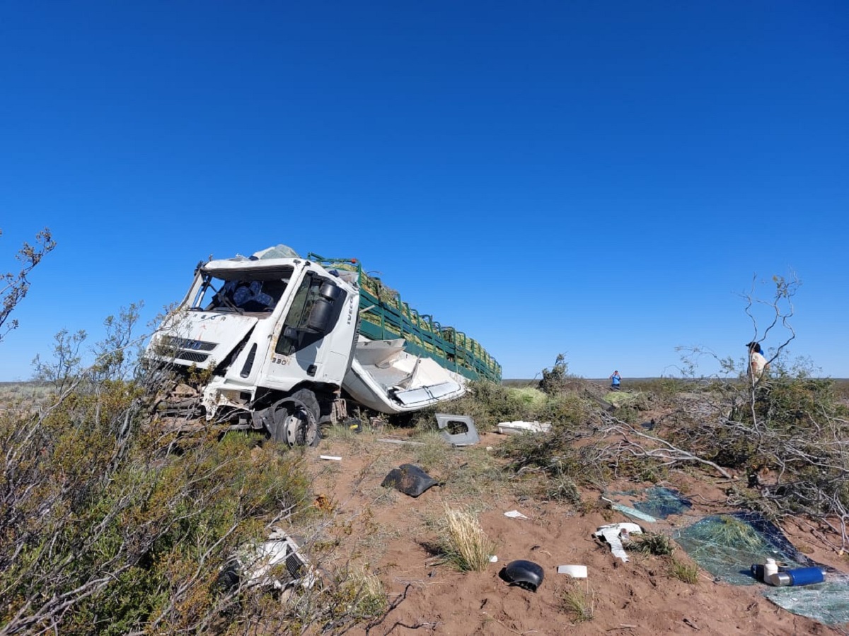Impactante accidente de un camión en la Ruta 17, cerca de Picún: "La sacaron barata, pudo ser tragedia" 