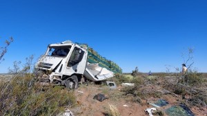 Impactante accidente de un camión en la Ruta 17, cerca de Picún: «La sacaron barata, pudo ser tragedia»