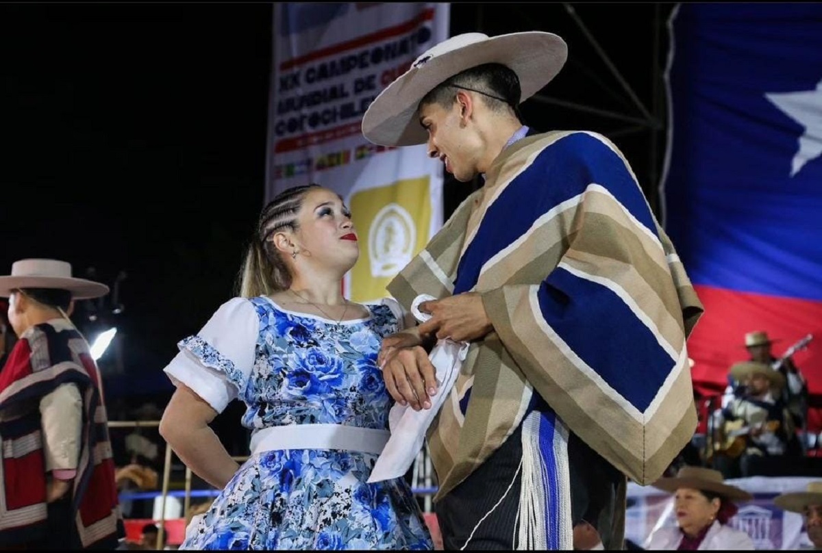 Priscila, la joven bailarina de Roca que se consagró reina mundial de la cueca en Chile. Foto: gentileza