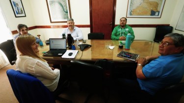 Rodrigo Vicente participó de la última paritaria realizada la semana pasada en Viedma. foto: gentileza.