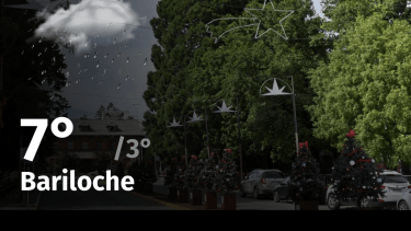 Clima de hoy, jueves 16 de noviembre de 2023, para la ciudad de Bariloche