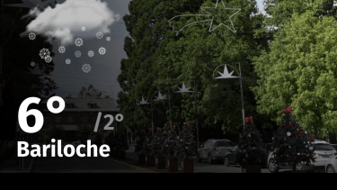Clima de hoy, viernes 17 de noviembre de 2023, para la ciudad de Bariloche