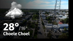 Clima de hoy, lunes 20 de noviembre de 2023, para la ciudad de Choele Choel