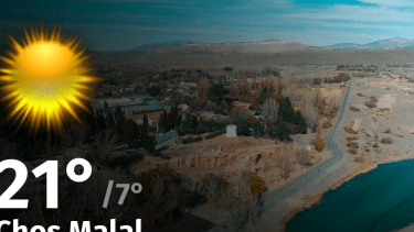 Clima de hoy, viernes 3 de noviembre de 2023, para la ciudad de Chos Malal