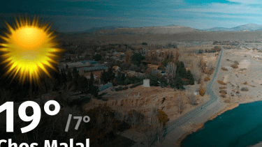 Clima de hoy, lunes 13 de noviembre de 2023, para la ciudad de Chos Malal