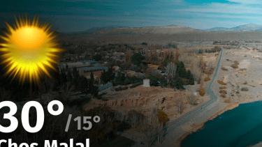 Clima de hoy, viernes 24 de noviembre de 2023, para la ciudad de Chos Malal