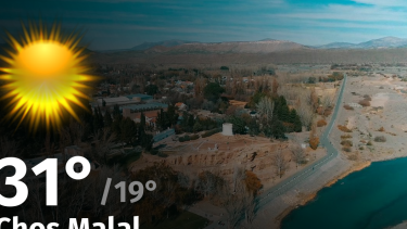 Clima de hoy, lunes 27 de noviembre de 2023, para la ciudad de Chos Malal