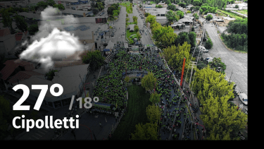 Clima de hoy, viernes 10 de noviembre de 2023, para la ciudad de Cipolletti