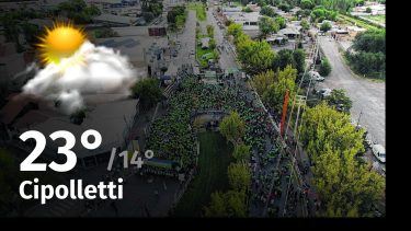 Clima de hoy, sábado 11 de noviembre de 2023, para la ciudad de Cipolletti