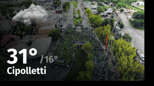 Clima de hoy, lunes 27 de noviembre de 2023, para la ciudad de Cipolletti