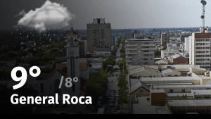 Clima de hoy, miércoles 1 de noviembre de 2023, para la ciudad de General Roca