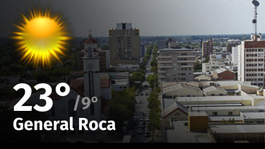 Clima de hoy, lunes 13 de noviembre de 2023, para la ciudad de General Roca