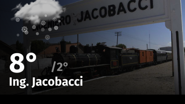 Clima de hoy, miércoles 1 de noviembre de 2023, para la ciudad de Ing. Jacobacci