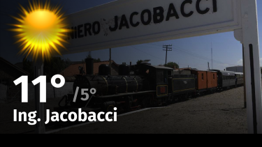 Clima de hoy, viernes 17 de noviembre de 2023, para la ciudad de Ing. Jacobacci