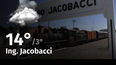 Clima de hoy, sábado 18 de noviembre de 2023, para la ciudad de Ing. Jacobacci