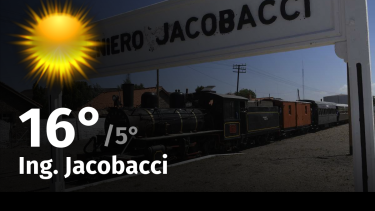 Clima de hoy, martes 21 de noviembre de 2023, para la ciudad de Ing. Jacobacci