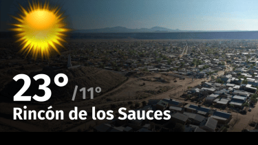 Clima de hoy, miércoles 8 de noviembre de 2023, para la ciudad de Rincón de los Sauces