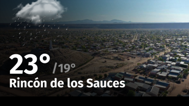 Clima de hoy, viernes 10 de noviembre de 2023, para la ciudad de Rincón de los Sauces