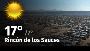 Clima de hoy, domingo 12 de noviembre de 2023, para la ciudad de Rincón de los Sauces