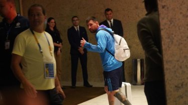 VIDEO | La Selección Argentina fue recibida por cientos de hinchas en Río de Janeiro