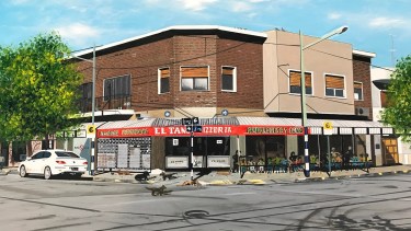 Pizzería El Tano se encuentra ubicada en Belgrano y 9 de Julio. Foto: Gentileza.