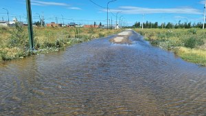 Intentaron robar la compuerta de un canal y se inundaron distintos barrios en Fernández Oro