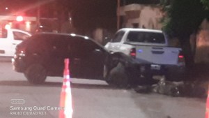 Grave accidente en Catriel: un auto chocó contra una motocicleta