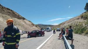 Cómo siguen los heridos del accidente en la Ruta 237, cerca de Alicurá