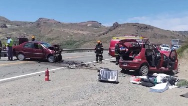 Seis personas resultaron heridas. Foto: Gentileza.