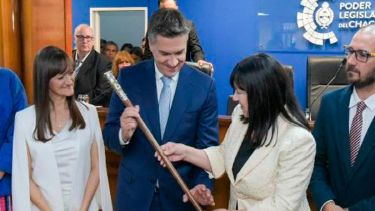 El gobernador asumió esta mañana. Foto gentileza