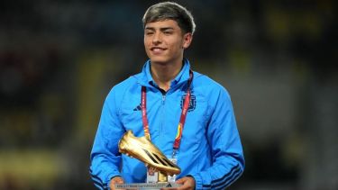 Agustín Ruberto es el primer argentino en conquistar la Bota de Oro en un Mundial Sub 17.
