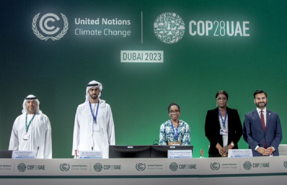 La ONU lanzó un proyecto para luchar contra el cambio climático con inteligencia artificial. Foto: COP28 / Naciones Unidas.
