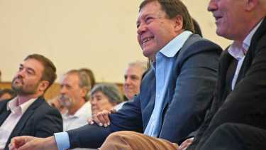 Weretilneck acompañó a asunción de varios intendentes y hoy es la suya. Foto: Florencia Salto.