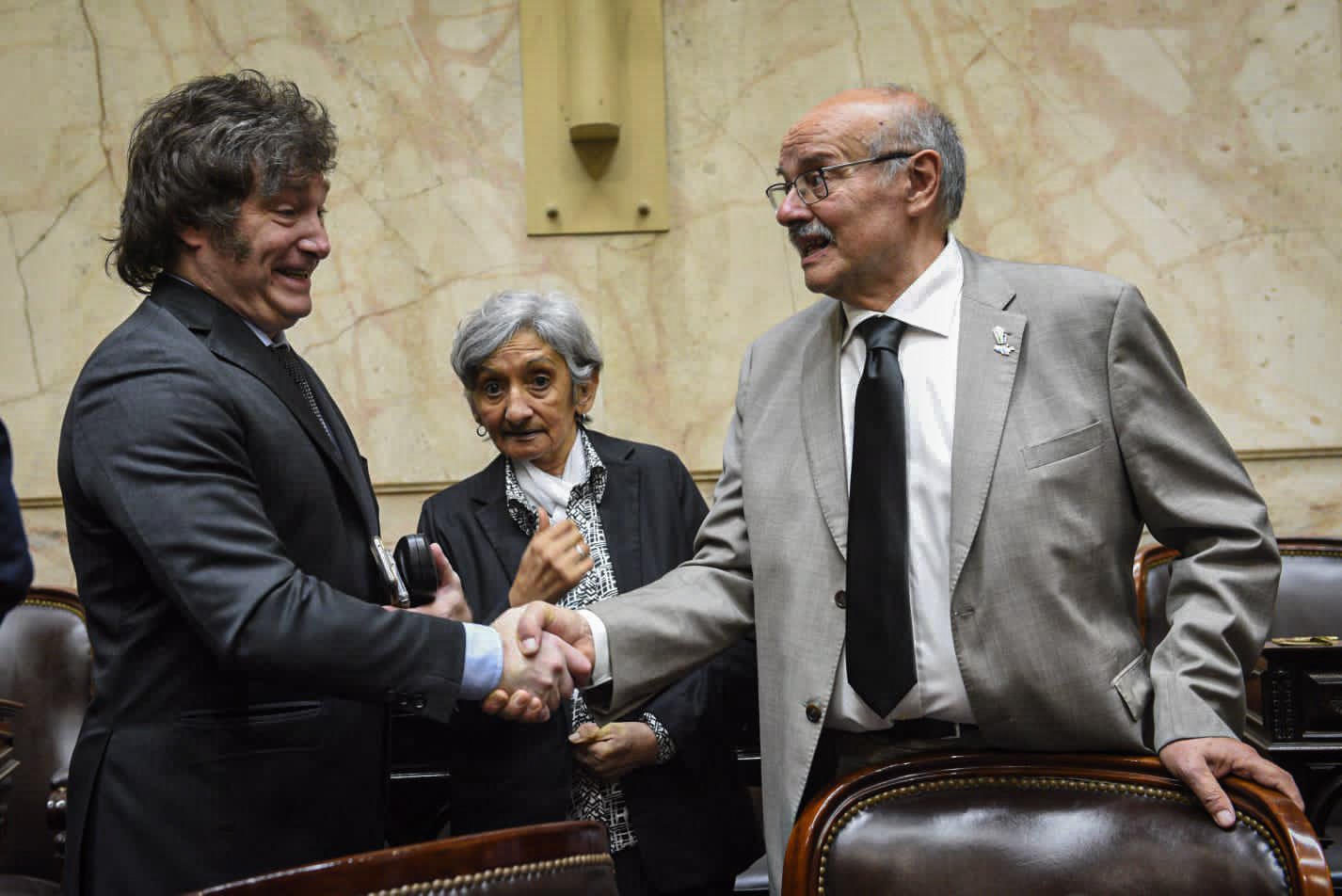 Luis Di Giácomo conoce al presidente Javier Milei por haber compartido en la Cámara de Diputados. Ahora es el nexo de la Provincia con el Ejecutivo nacional. Archivo