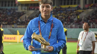Agustín Ruberto ganó la Bota de Oro del Mundial Sub 17